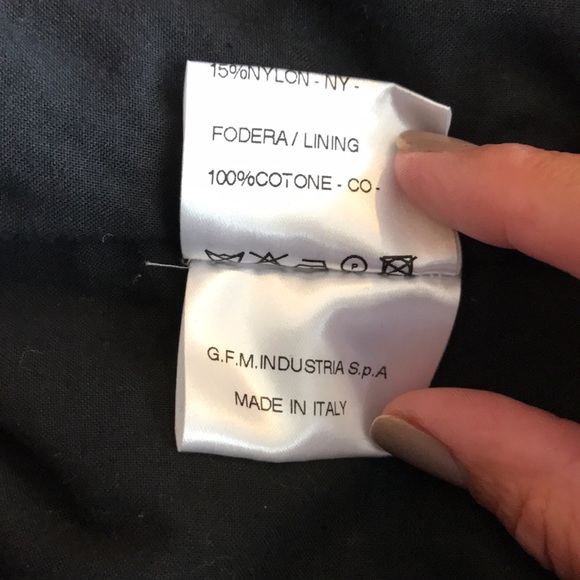 Hache - made in Italy cropped button jacket. Bell 3/4 sleeves - Picture 6 of 12